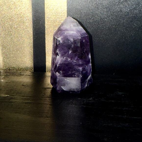 Premier Brazilian Amethyst Tower • 104 g • 2.5″ Tall • Healing Crystal Point - Picture 4 of 7